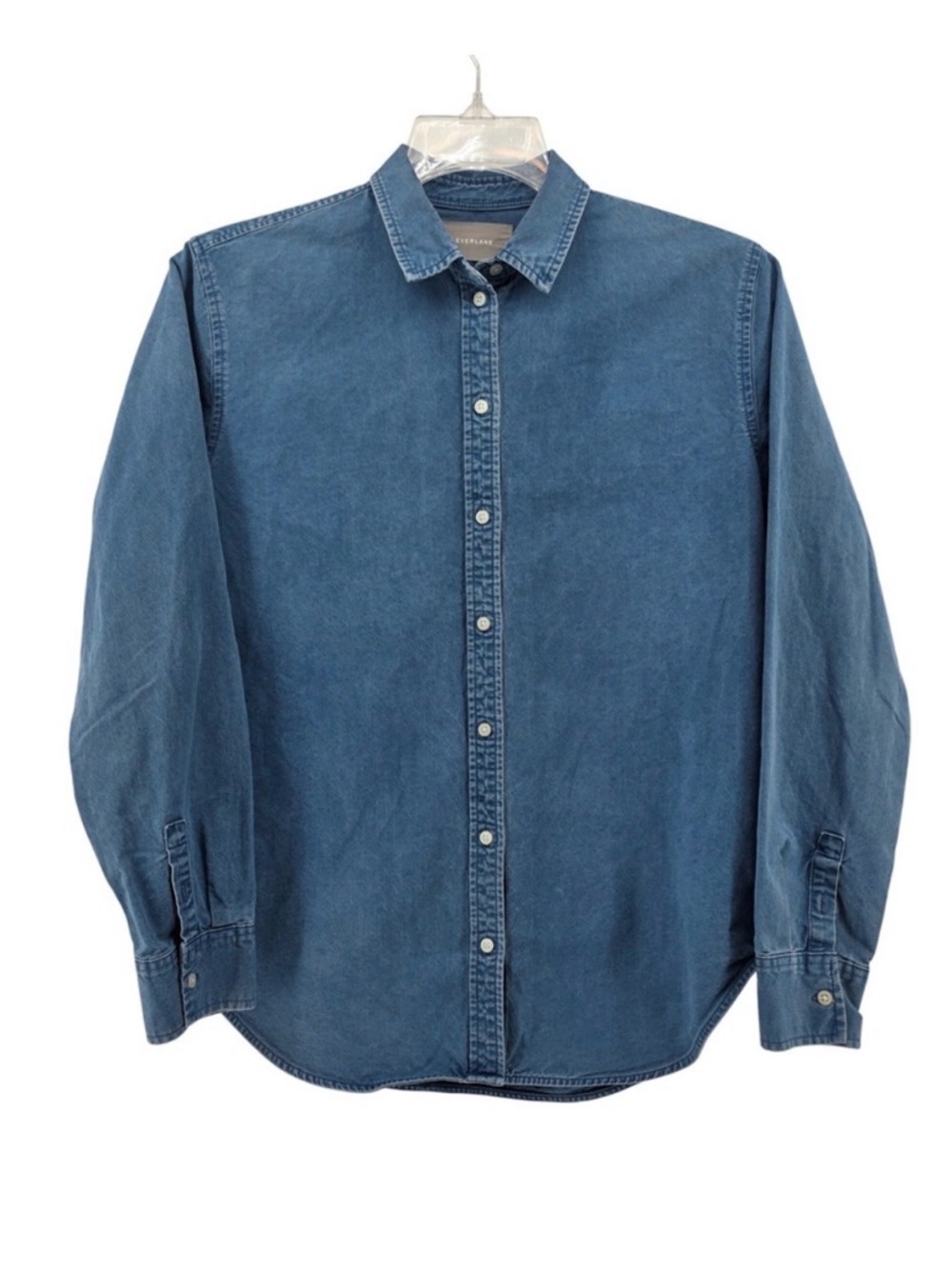 Everlane Denim Button-Up Jean Shirt - Blue